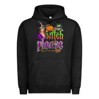 Pigment Black witch please Urban Hoodie - Zillion Design Studio