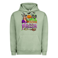 Pigment Oil Green witch please Urban Hoodie - Zillion Design Studio