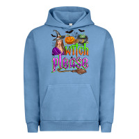 Pigment Pebble Blue witch please Urban Hoodie - Zillion Design Studio