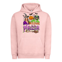 Pigment Salmon witch please Urban Hoodie - Zillion Design Studio