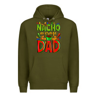Army Green nacho average dad Premium Hoodie - Zillion Design Studio