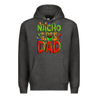 Charcoal Heather nacho average dad Premium Hoodie - Zillion Design Studio