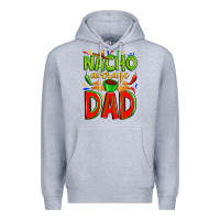 Heather Grey nacho average dad Premium Hoodie - Zillion Design Studio
