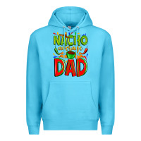 Ocean Blue nacho average dad Premium Hoodie - Zillion Design Studio