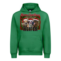 Emerald merry christmas heifer Urban Hoodie - RanaPortraitStore