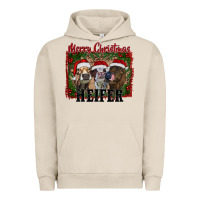 Pigment French Oak merry christmas heifer Urban Hoodie - RanaPortraitStore