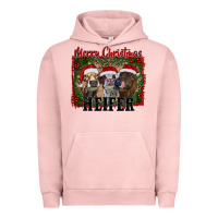 Pigment Salmon merry christmas heifer Urban Hoodie - RanaPortraitStore