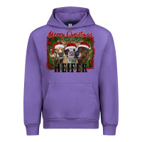 Tulip merry christmas heifer Urban Hoodie - RanaPortraitStore