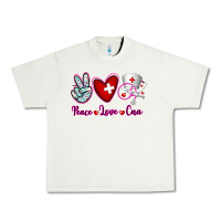 Pistachio Peace Love Cna Urban Heavy Tee - RanaPortraitStore