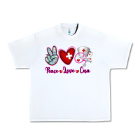 White Peace Love Cna Urban Heavy Tee - RanaPortraitStore