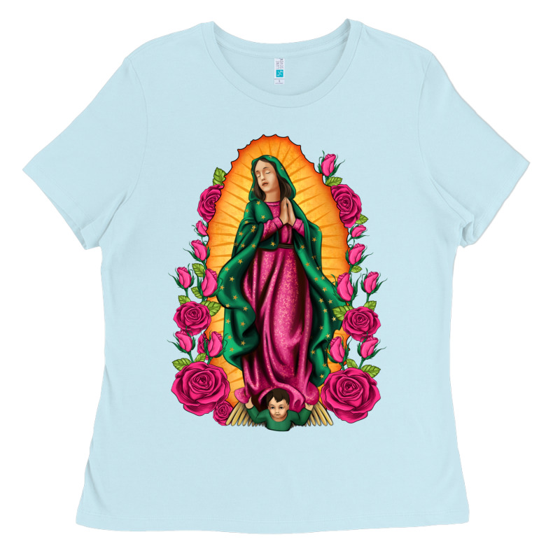 Our Lady Of Guadalupe Ladies Tee by Artiststas | Teevron
