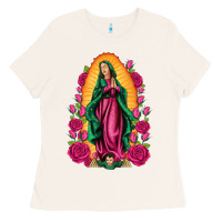 Bone our lady of guadalupe Ladies Tee - Artiststas