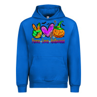 Cobalt peace love halloween Urban Hoodie - Zillion Design Studio