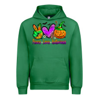 Emerald peace love halloween Urban Hoodie - Zillion Design Studio