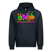 Navy peace love halloween Urban Hoodie - Zillion Design Studio