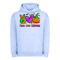 Pigment Grape Ice peace love halloween Urban Hoodie - Zillion Design Studio