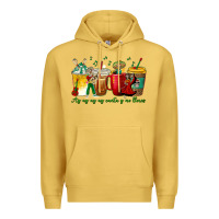 Antique Gold Ay Ay  Ay Ay Canta y No Llores Coffee Cups Premium Hoodie - texasbilliewilder