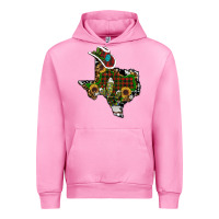 Fuchsia Pink christmas texas Urban Hoodie - RanaPortraitStore