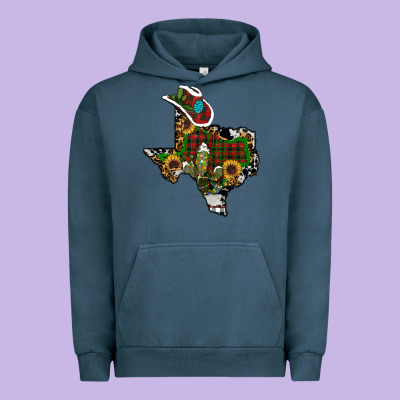 Christmas Texas Urban Hoodie Designed By Ranaportraitstore