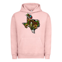 Pigment Salmon christmas texas Urban Hoodie - RanaPortraitStore