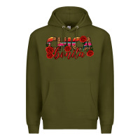 Army Green Chica Bonita Premium Hoodie - texasbilliewilder