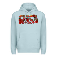 Blue Mist Chica Bonita Premium Hoodie - texasbilliewilder