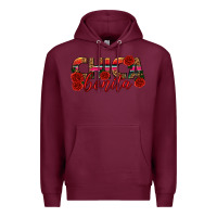 Burgundy Chica Bonita Premium Hoodie - texasbilliewilder