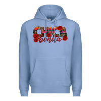 Colony Blue Chica Bonita Premium Hoodie - texasbilliewilder