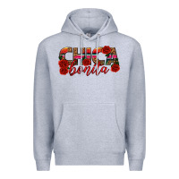 Heather Grey Chica Bonita Premium Hoodie - texasbilliewilder