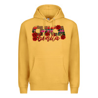 Mustard Chica Bonita Premium Hoodie - texasbilliewilder
