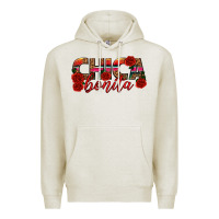 Oatmeal Heather Chica Bonita Premium Hoodie - texasbilliewilder