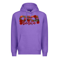 Purple Chica Bonita Premium Hoodie - texasbilliewilder