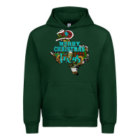 Forest Green merry christmas texas Urban Hoodie - RanaPortraitStore