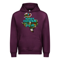 Mauve Wine merry christmas texas Urban Hoodie - RanaPortraitStore