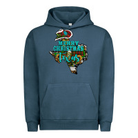 Pigment Midnight Navy merry christmas texas Urban Hoodie - RanaPortraitStore