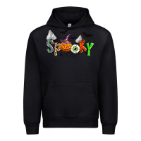 Black halloween spooky Urban Hoodie - Zillion Design Studio