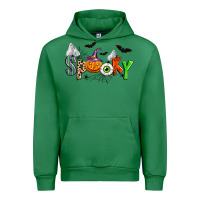 Emerald halloween spooky Urban Hoodie - Zillion Design Studio