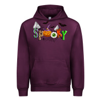 Mauve Wine halloween spooky Urban Hoodie - Zillion Design Studio