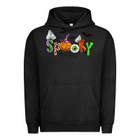 Pigment Black halloween spooky Urban Hoodie - Zillion Design Studio