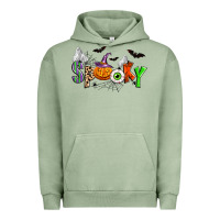Pigment Oil Green halloween spooky Urban Hoodie - Zillion Design Studio
