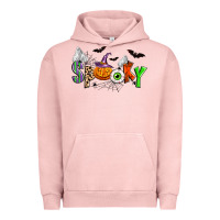 Pigment Salmon halloween spooky Urban Hoodie - Zillion Design Studio