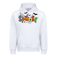 White halloween spooky Urban Hoodie - Zillion Design Studio