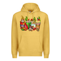 Antique Gold mexican gnomes coffee cups Premium Hoodie - Zillion Design Studio