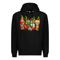 Black mexican gnomes coffee cups Premium Hoodie - Zillion Design Studio