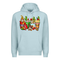 Blue Mist mexican gnomes coffee cups Premium Hoodie - Zillion Design Studio