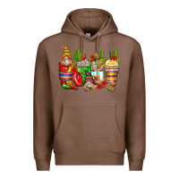 Chestnut mexican gnomes coffee cups Premium Hoodie - Zillion Design Studio