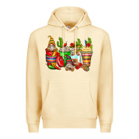 Pina Colada mexican gnomes coffee cups Premium Hoodie - Zillion Design Studio