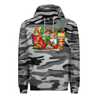 Slate Camo mexican gnomes coffee cups Premium Hoodie - Zillion Design Studio