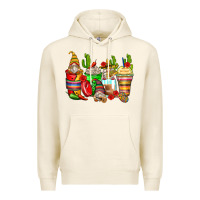 Tofu mexican gnomes coffee cups Premium Hoodie - Zillion Design Studio