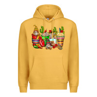 Mustard mexican gnomes coffee cups Premium Hoodie - Zillion Design Studio